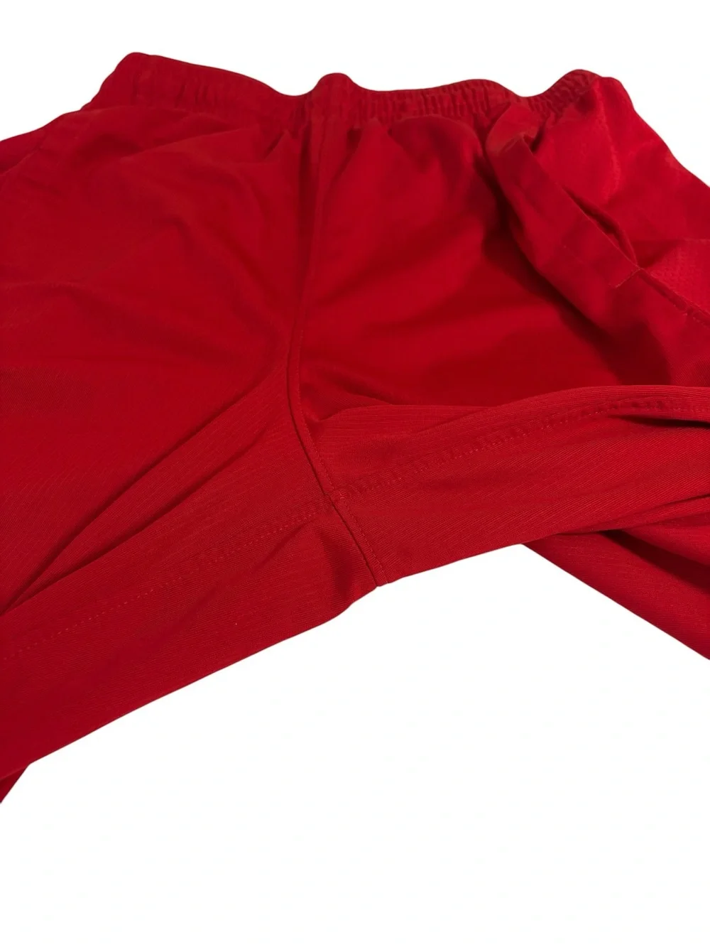 Under Armour Men’s Elastic Waist Basketball Shorts Red and Gray M